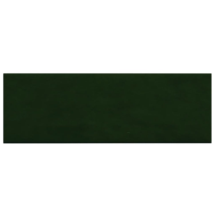 Vidaxl wandpanelen 12 st 3,24 m² 90x30 cm fluweel donkergroen