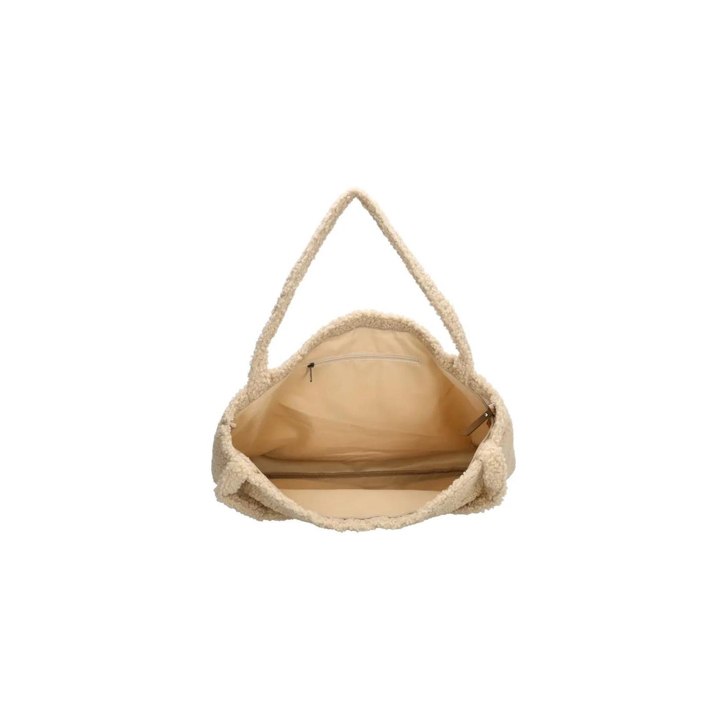 Beagles navarra shopper teddy beige 36x60x9cm polyester