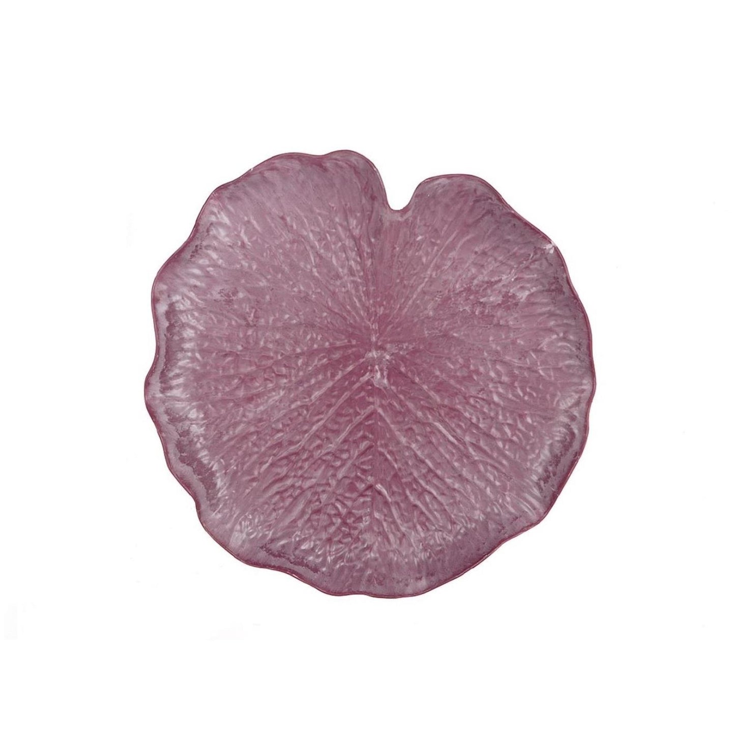 Hbx natural living hbx natrural living plateau bladvorm melam aubergine ø31xh3.5cm