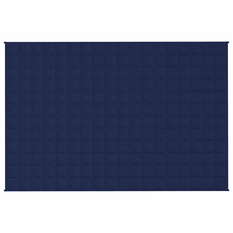 Vidaxl verzwaringsdeken 120x180 cm 9 kg stof blauw