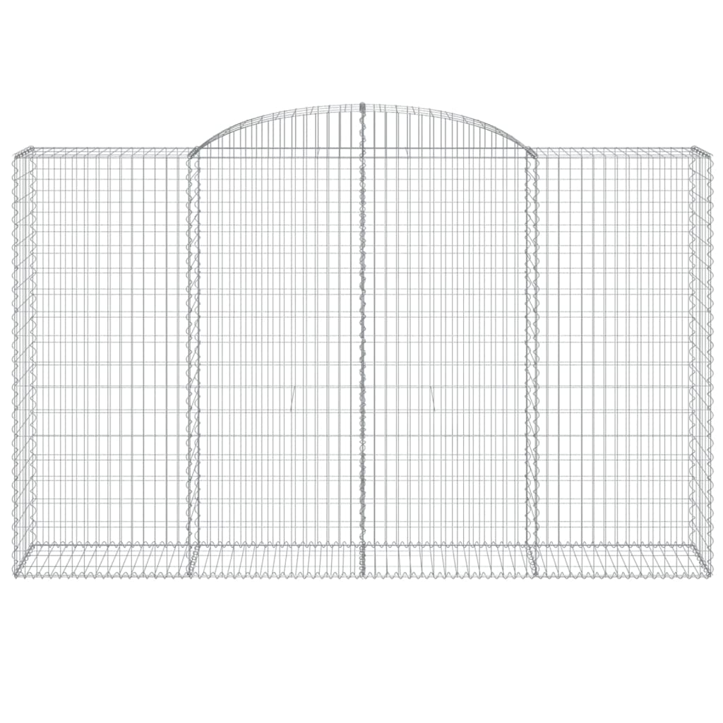 VidaXL Schanskorf gewelfd 300x50x180 200 cm gegalvaniseerd ijzer