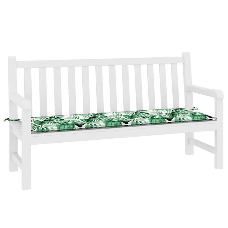 Vidaxl bankkussen oxford stof bladpatroon 150 x 50 x 3 cm