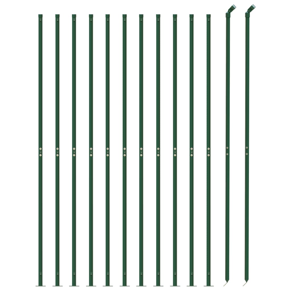 VidaXL Gaashek met flens 1,4x25 m groen