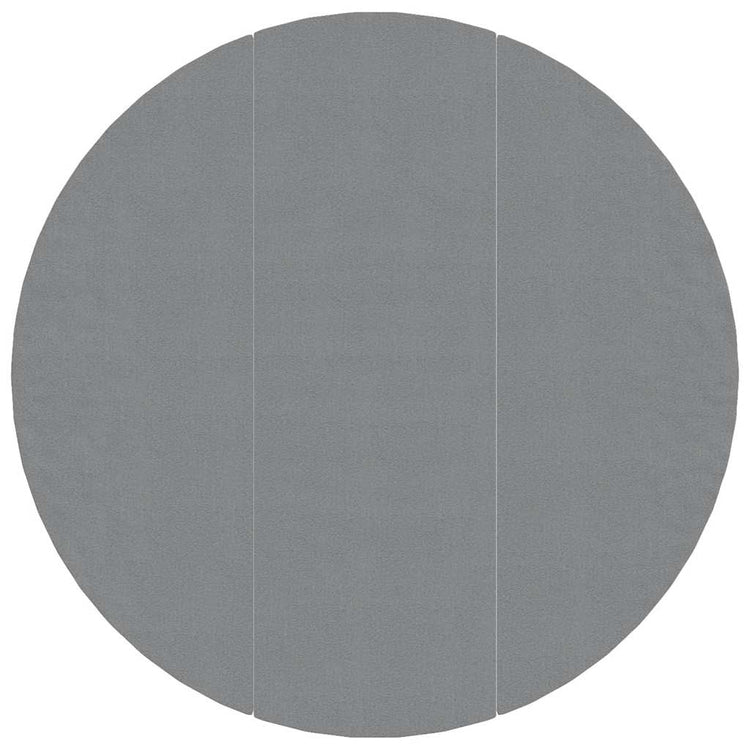Vidaxl zwembadgrondzeil ø396 cm polyester geotextiel lichtgrijs