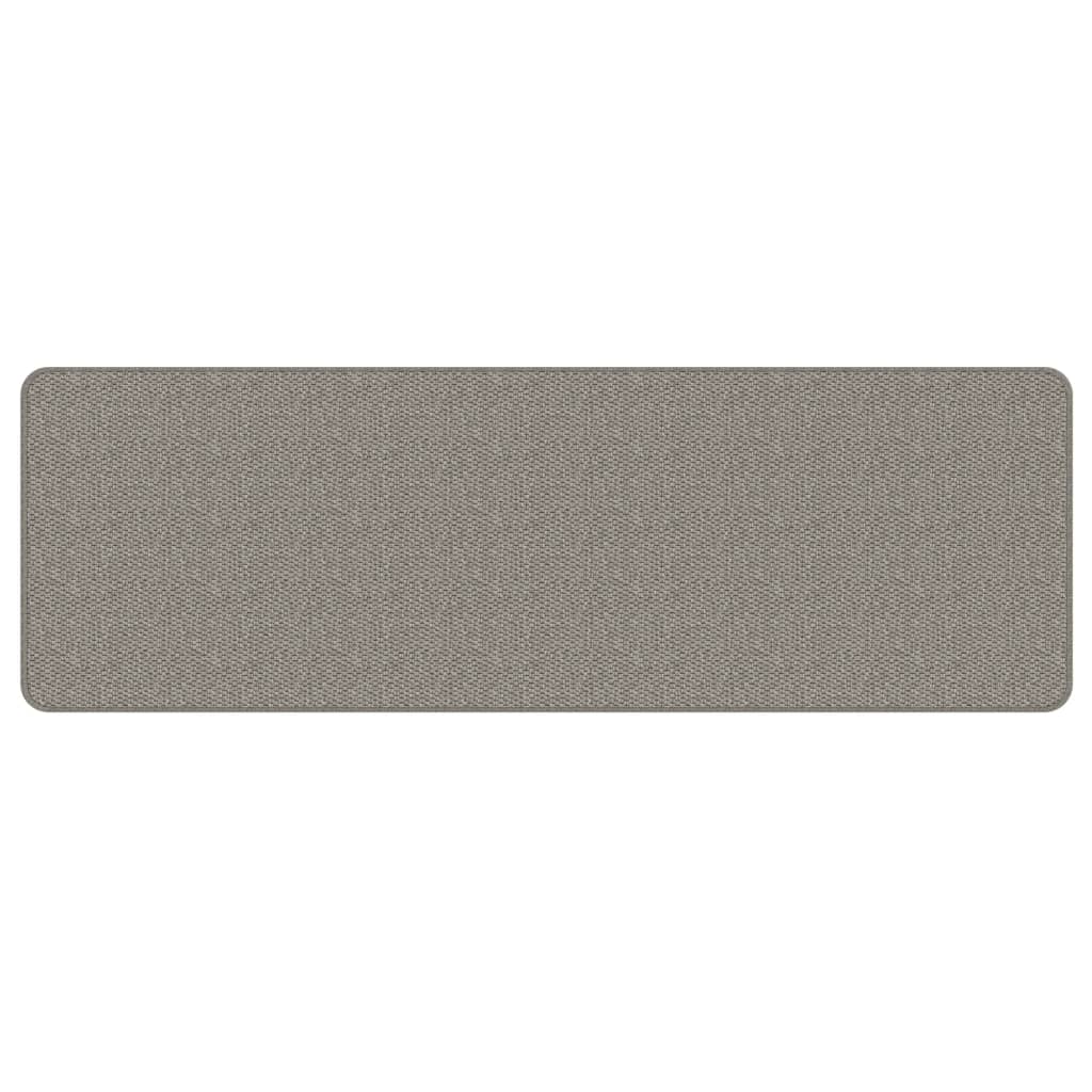 Vidaxl tapijtloper 50x150 cm sisal-look zilverkleurig