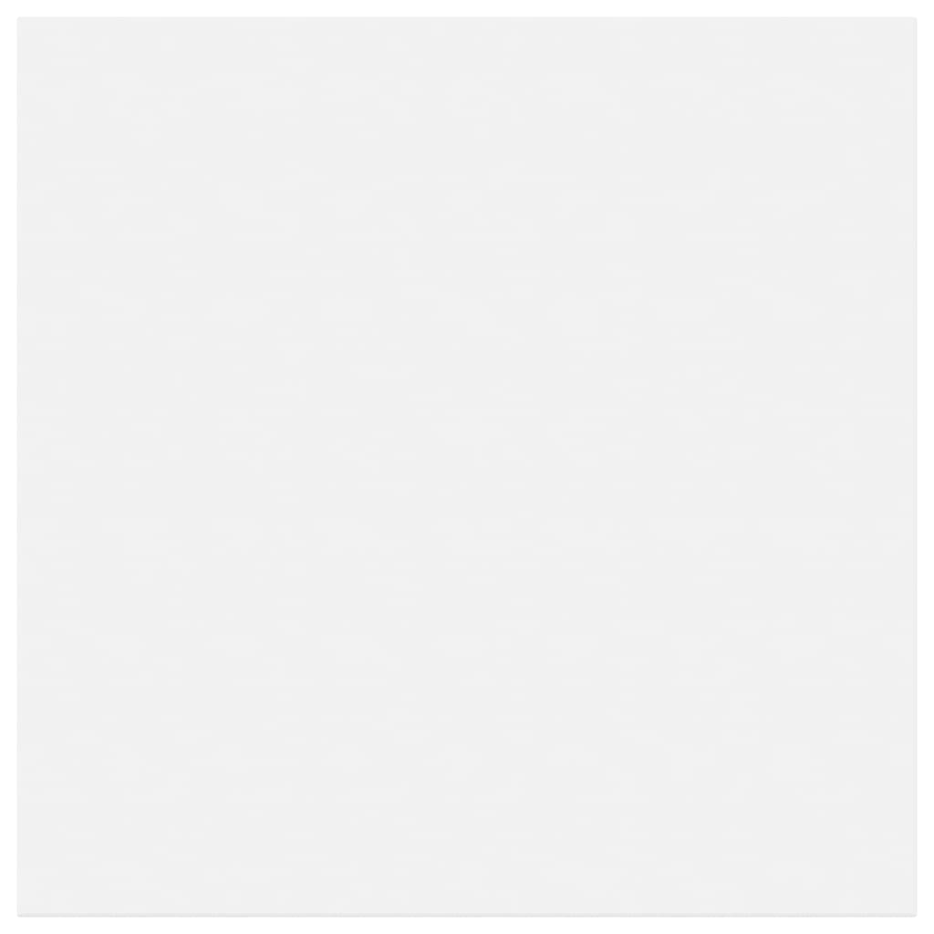 Vidaxl canvasdoeken 12 st stof en massief grenenhout wit