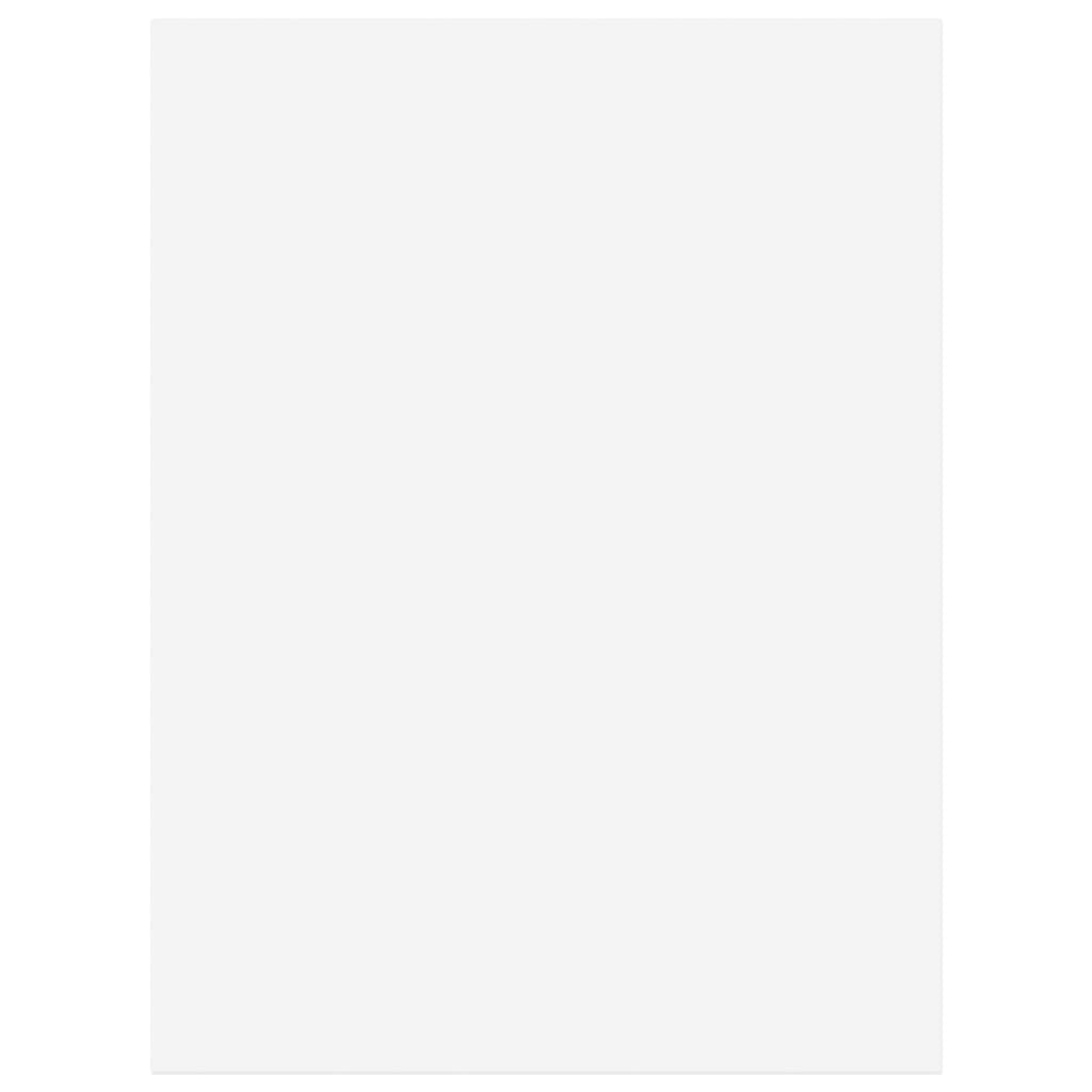 Vidaxl canvasdoeken 12 st stof en massief grenenhout wit