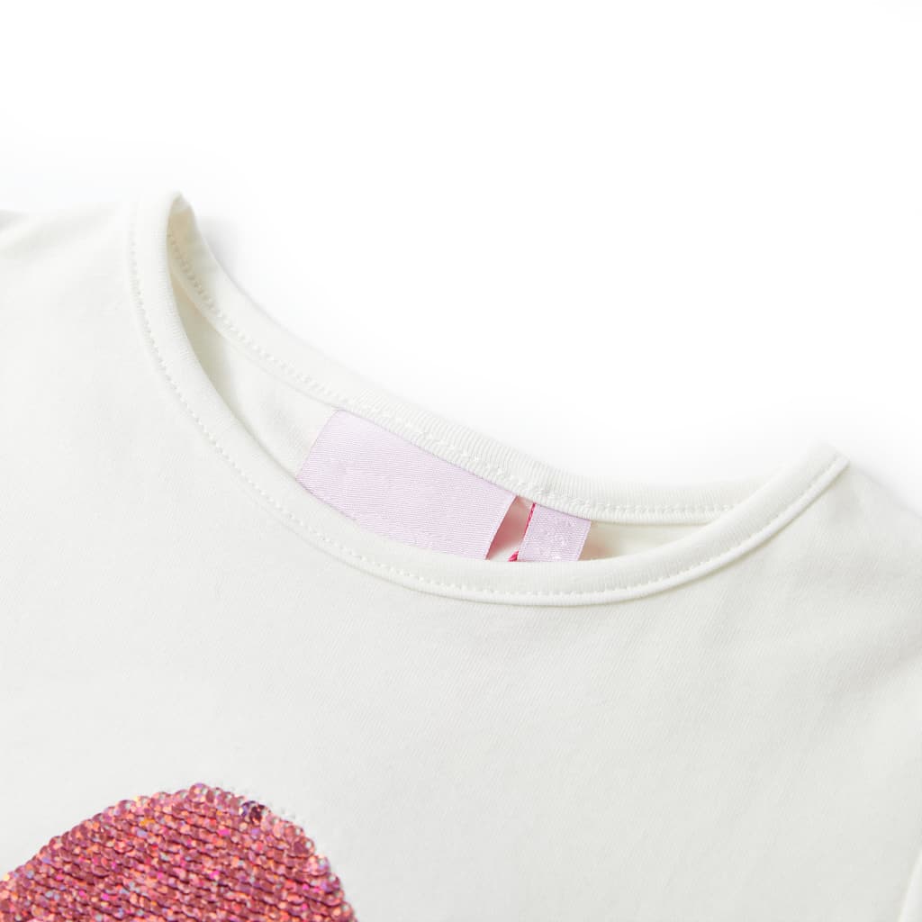 Vidaxl kindershirt 116 ecru