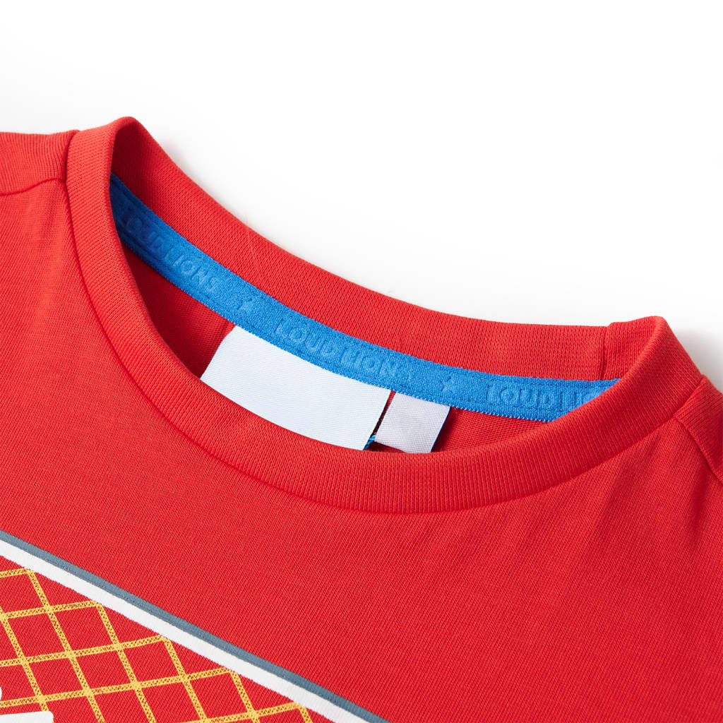 Vidaxl kindershirt 92 rood