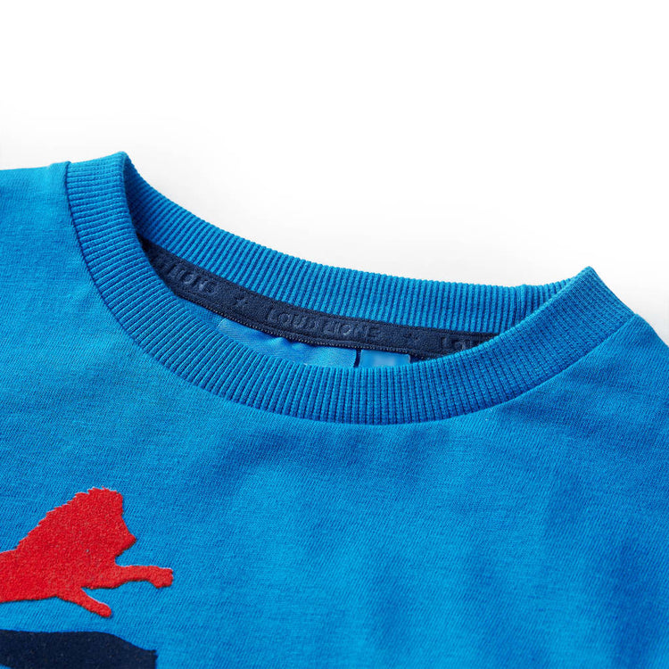Vidaxl kindershirt met lange mouwen 116 kobaltblauw