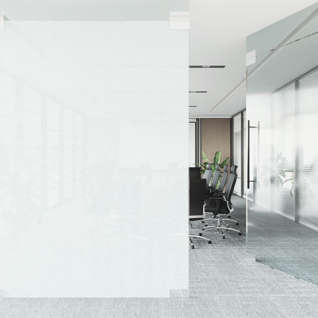 Vidaxl raamfolie statisch mat wit 45x500 cm pvc