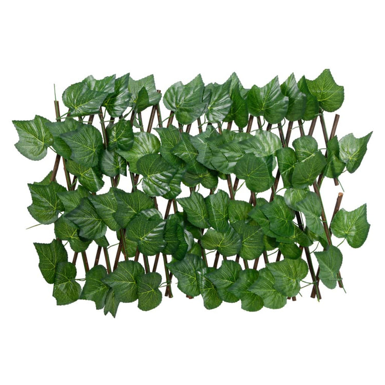 Vidaxl kunstplant druivenblad latwerk 5 st uittrekbaar 180x20 cm groen