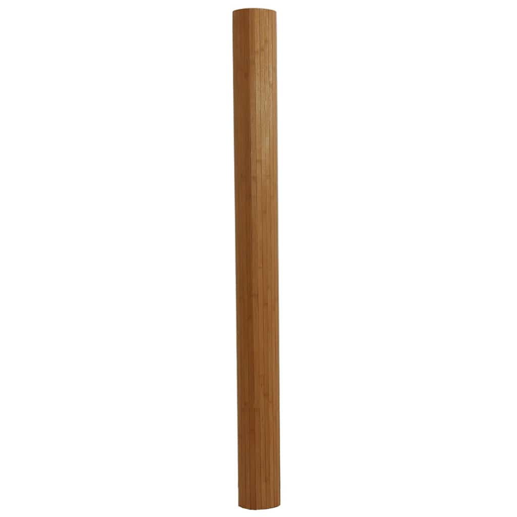 Vidaxl vloerkleed rechthoekig 80x200 cm bamboe bruin