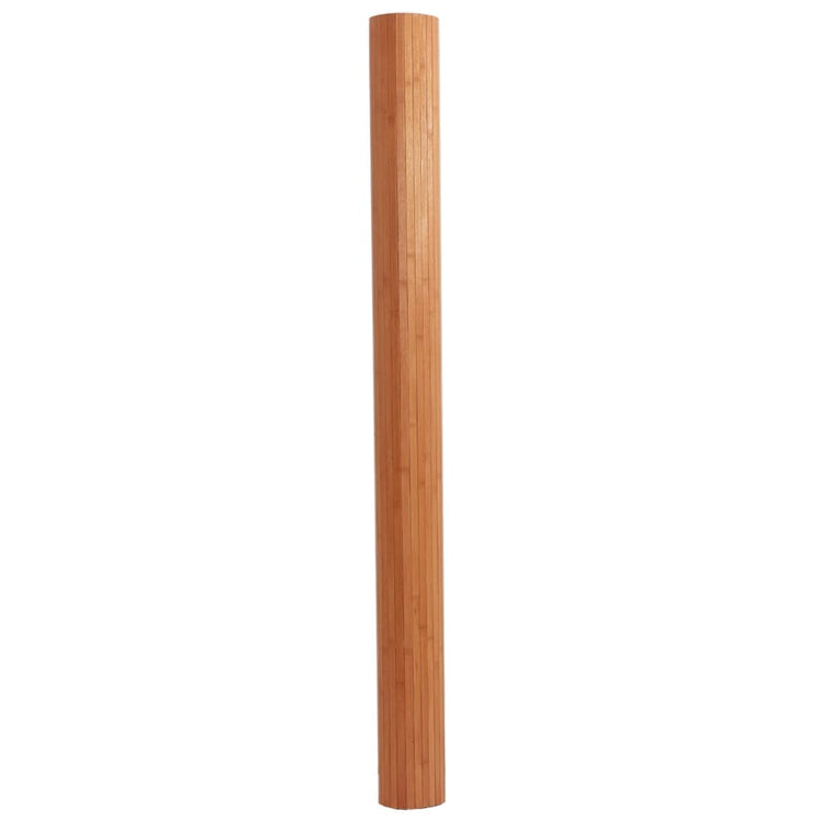 Vidaxl vloerkleed rechthoekig 80x400 cm bamboe bruin