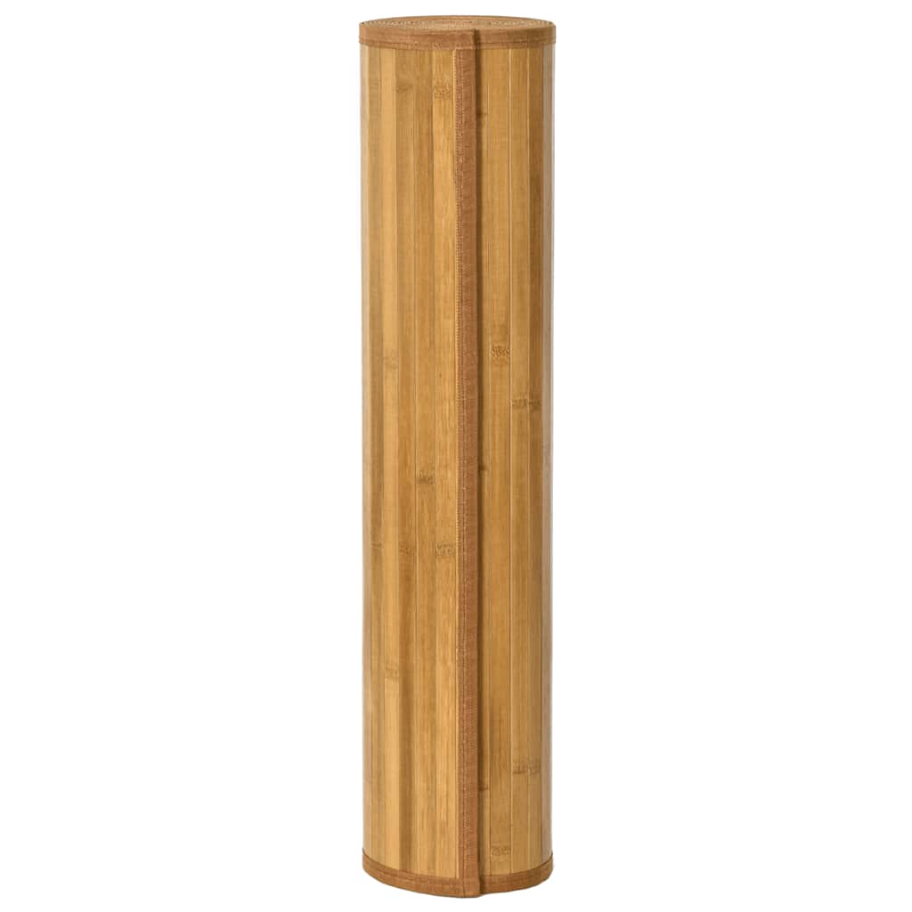 Vidaxl vloerkleed rechthoekig 80x200 cm bamboe naturel