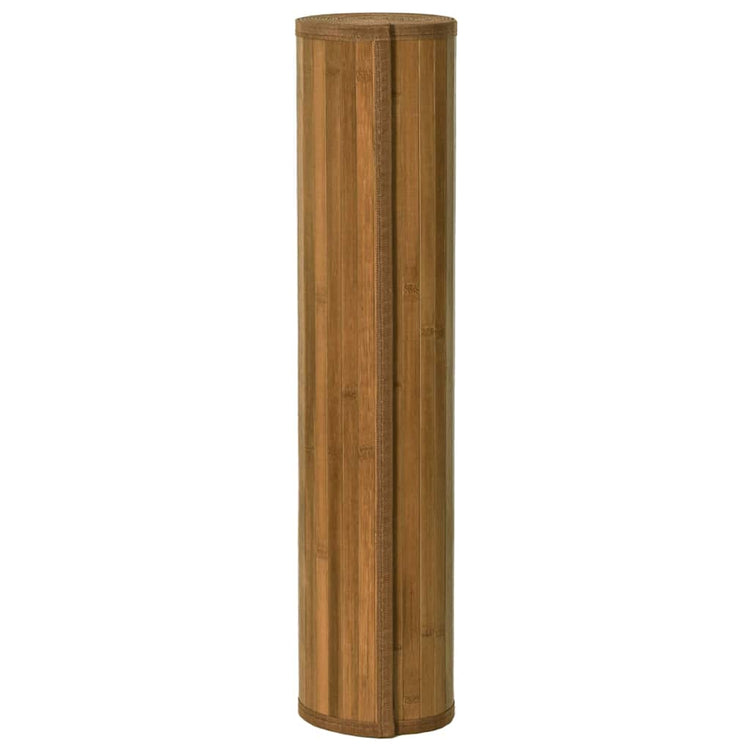 Vidaxl vloerkleed rechthoekig 100x400 cm bamboe bruin