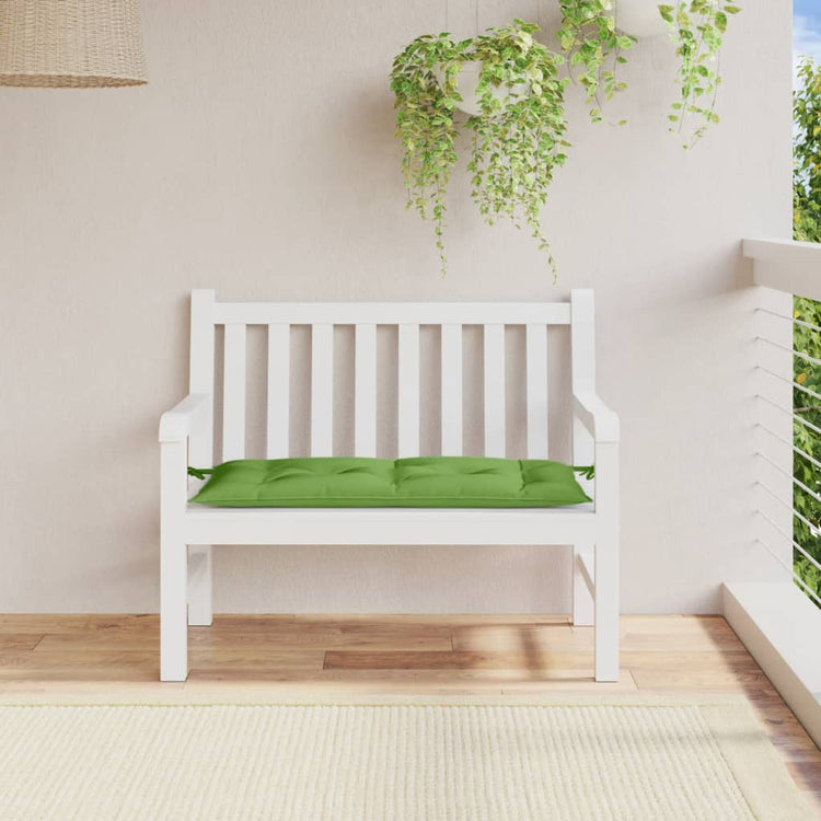 Vidaxl tuinbankkussen 100x50x7 cm stof gemêleerd groen