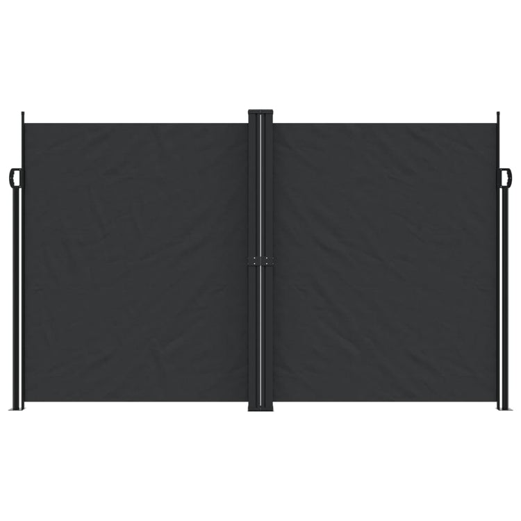 Vidaxl windscherm uittrekbaar 200x600 cm zwart