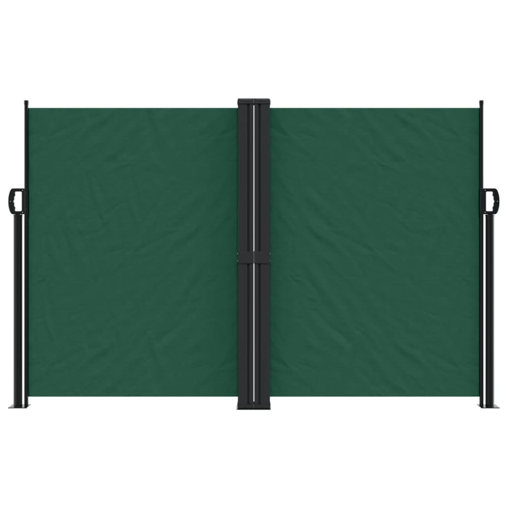 Vidaxl windscherm uittrekbaar 160x1000 cm donkergroen