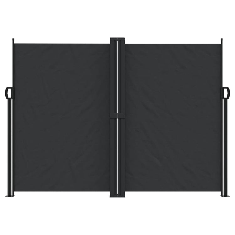 Vidaxl windscherm uittrekbaar 180x1000 cm zwart