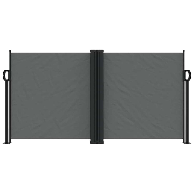 Vidaxl windscherm uittrekbaar 120x1200 cm antracietkleurig