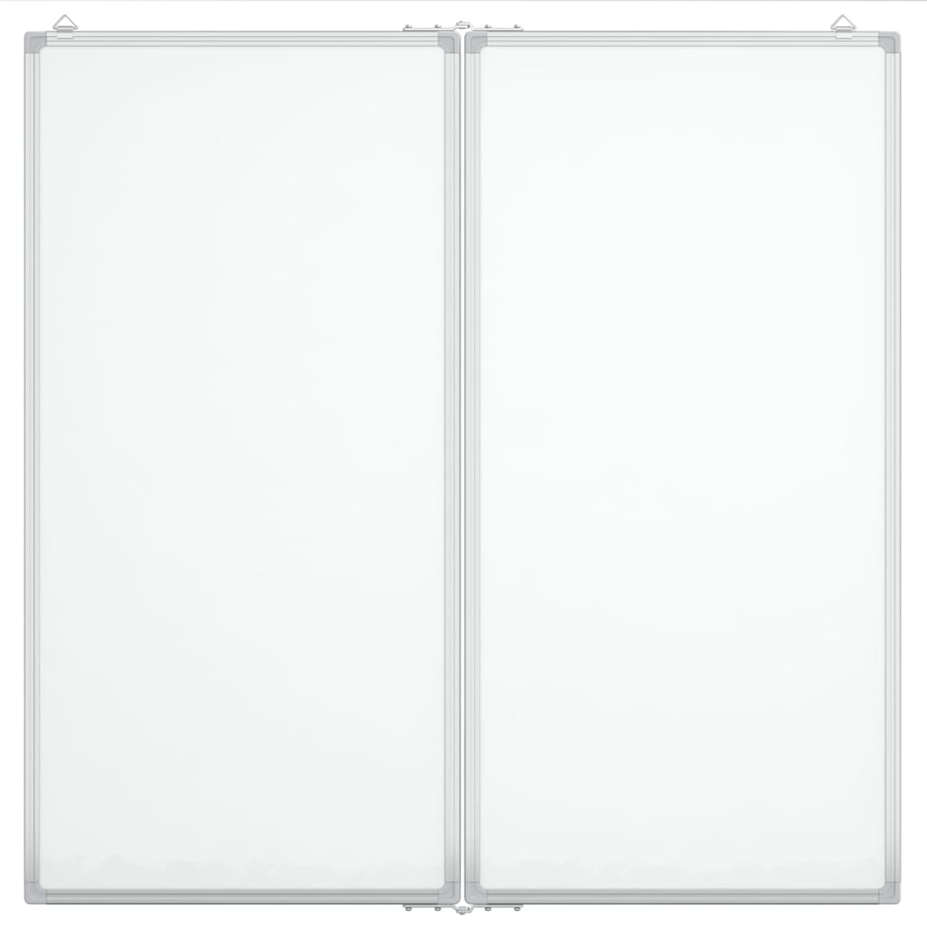 Vidaxl whiteboard magnetisch inklapbaar 80x80x1,7 cm aluminium