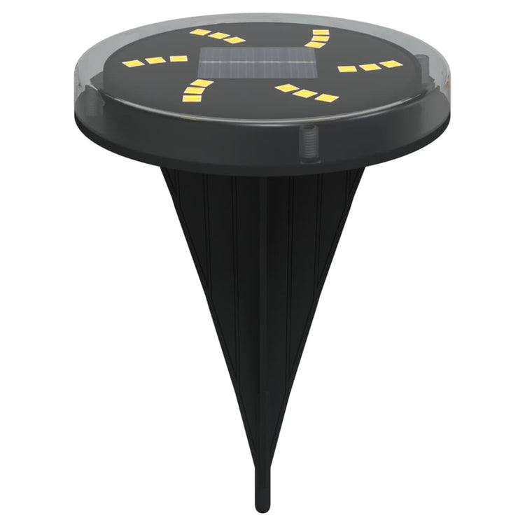 Vidaxl grondlampen 4 st solar met grondpennen warmwit