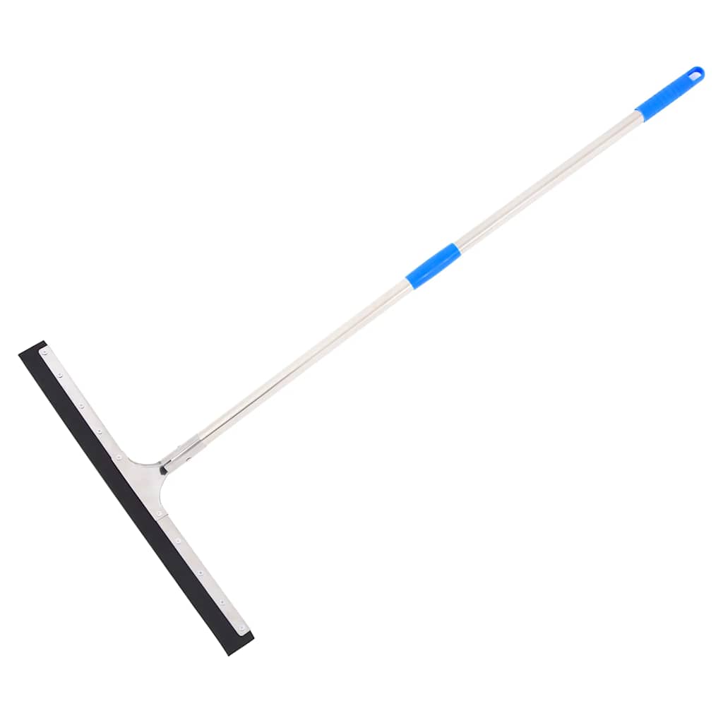 Vidaxl vloerwisser 75x122,5 cm staal en rubber