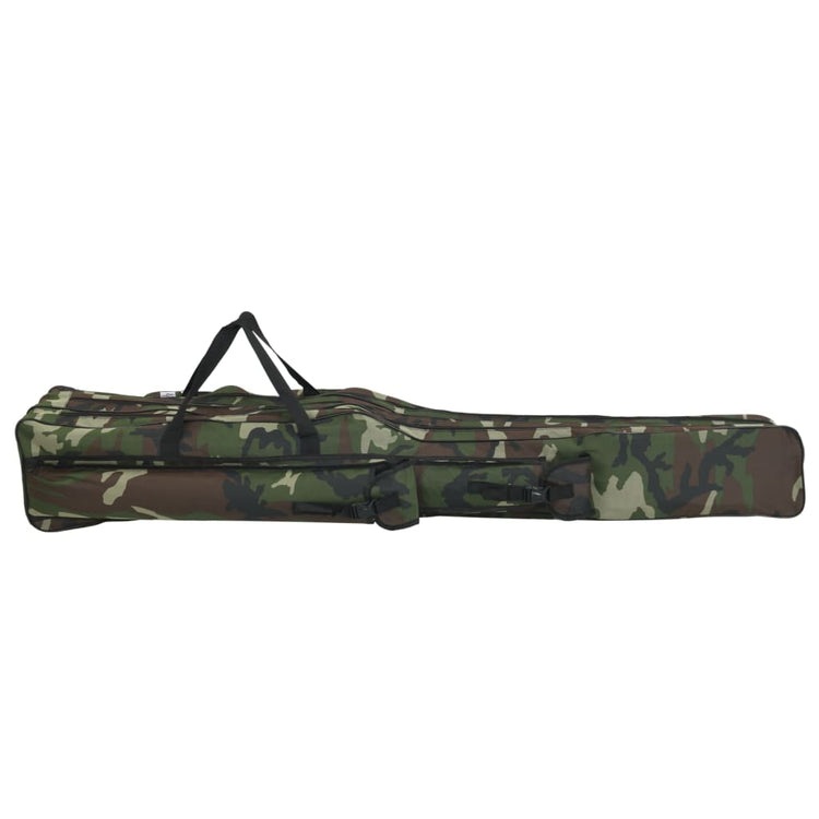 Vidaxl hengeltas 150 cm camouflage oxford stof groen
