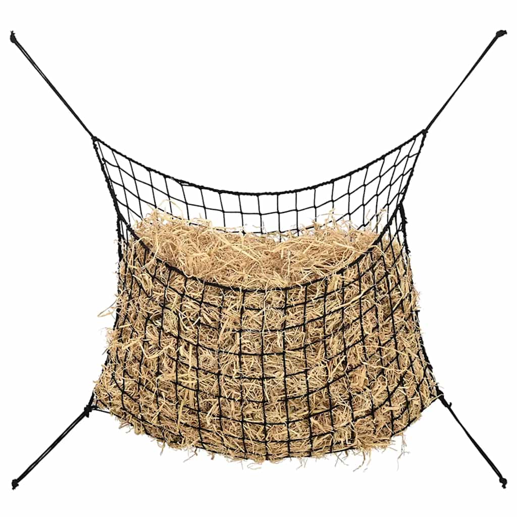 Vidaxl hooinetten 2 st 100x90 cm rechthoekig polypropeen zwart