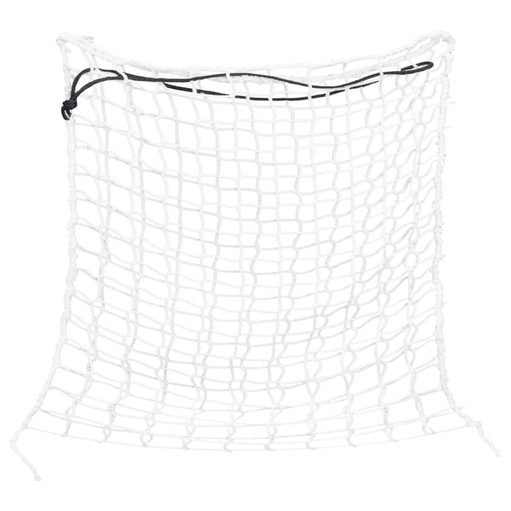 Vidaxl hooinetten 2 st 75x75 cm rond polypropeen wit