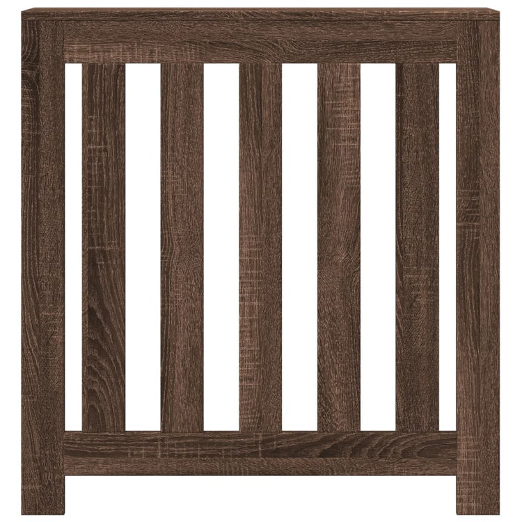 Vidaxl radiatorombouw 78x20x82 cm bewerkt hout bruin eikenkleurig
