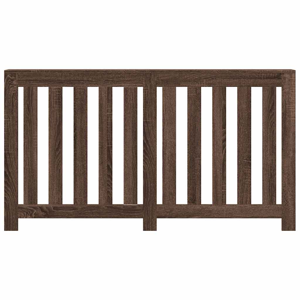 Vidaxl radiatorombouw 149x20x82 cm bewerkt hout bruin eikenkleurig