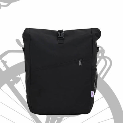 Vidaxl fietstas zwart 33 x 16 x 60 cm polyester