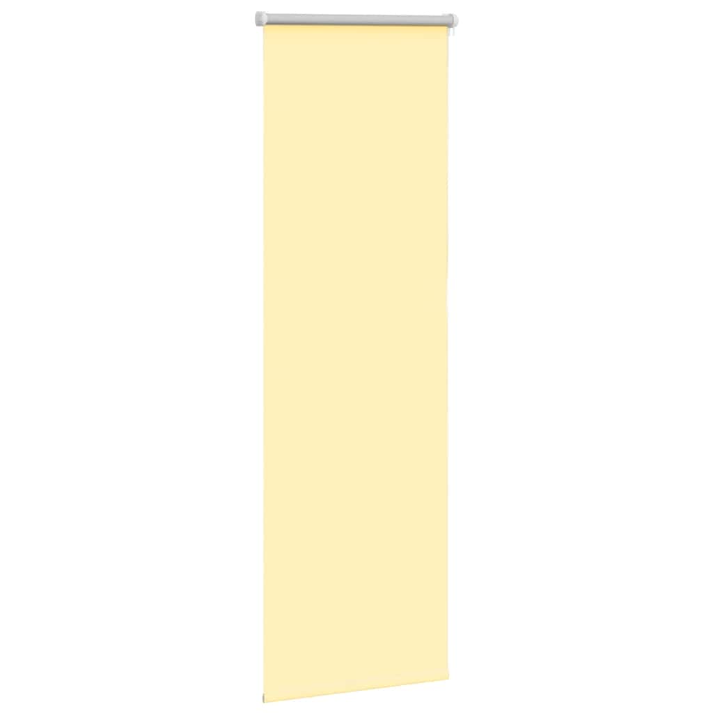 Vidaxl rolgordijn verduisterend 60x175 cm stofbreedte 55,7cm geel