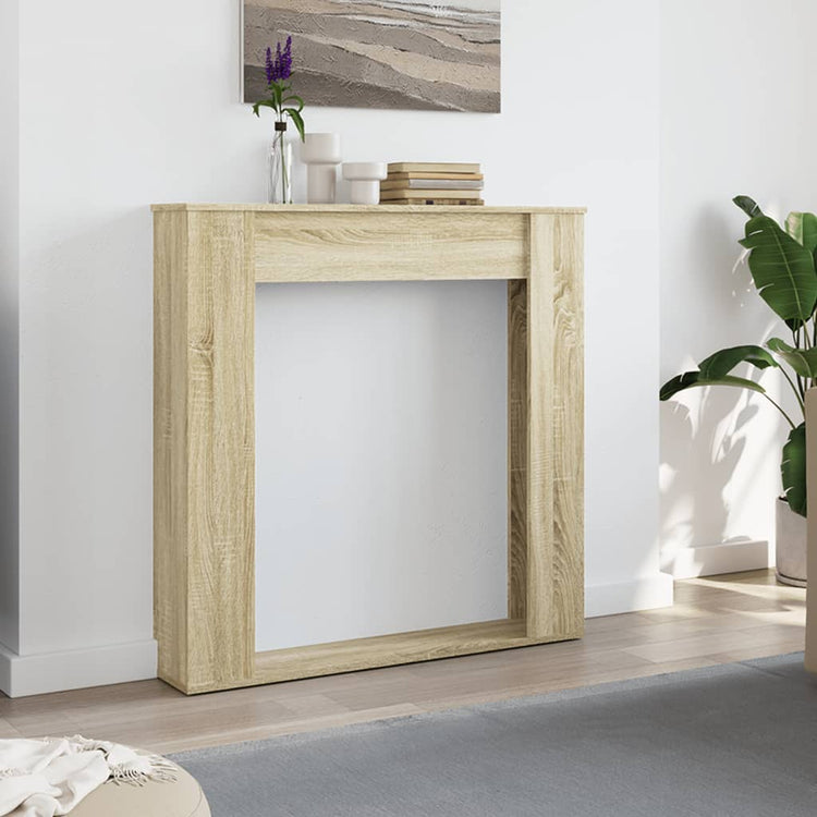 Vidaxl haardombouw 100x20x100 cm bewerkt hout sonoma eikenkleurig