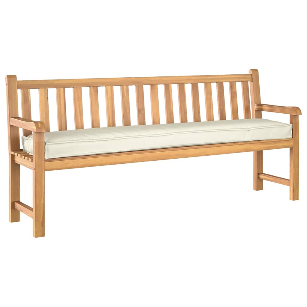 Vidaxl palet kussen crème 200 x 40 x 8 cm oxford stof