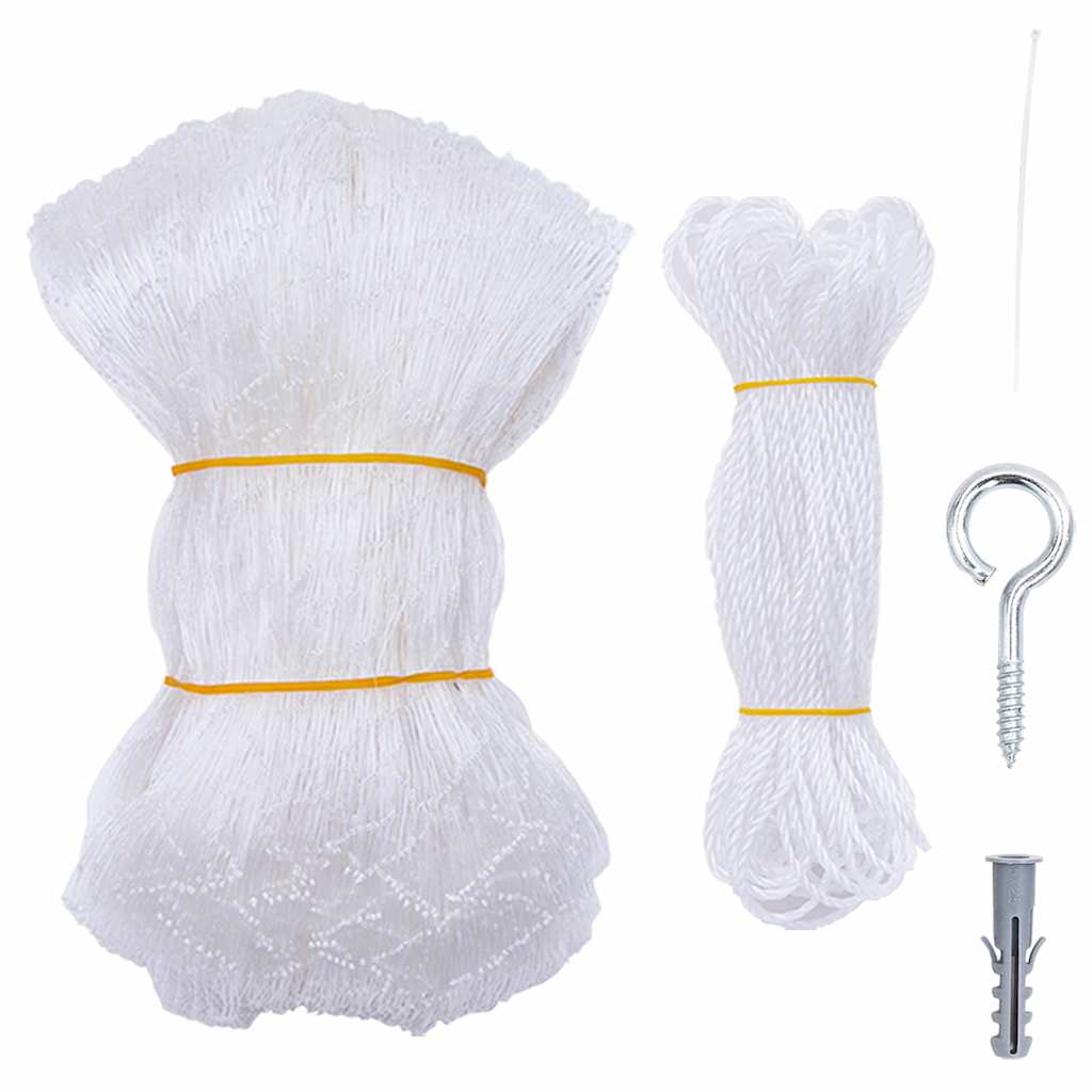Vidaxl kattennet transparant 6x3 m nylon