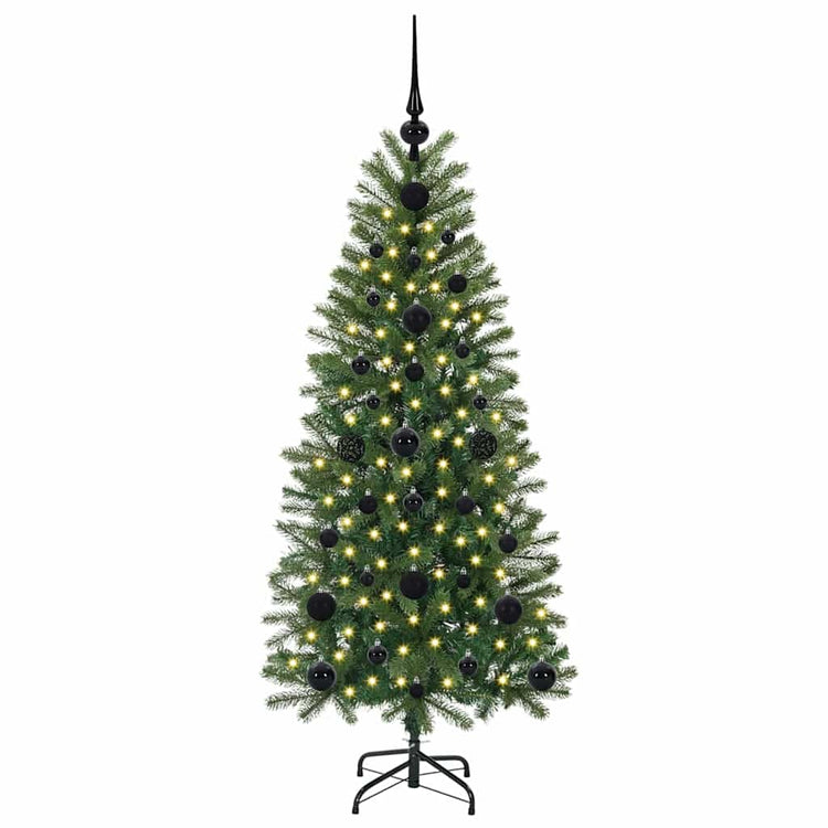 Vidaxl kunstkerstboom groen 120 cm pe en pvc