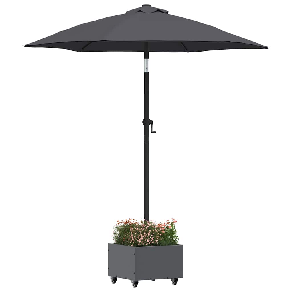 Vidaxl parasolvoet antraciet 45 x 45 x 45 cm staal