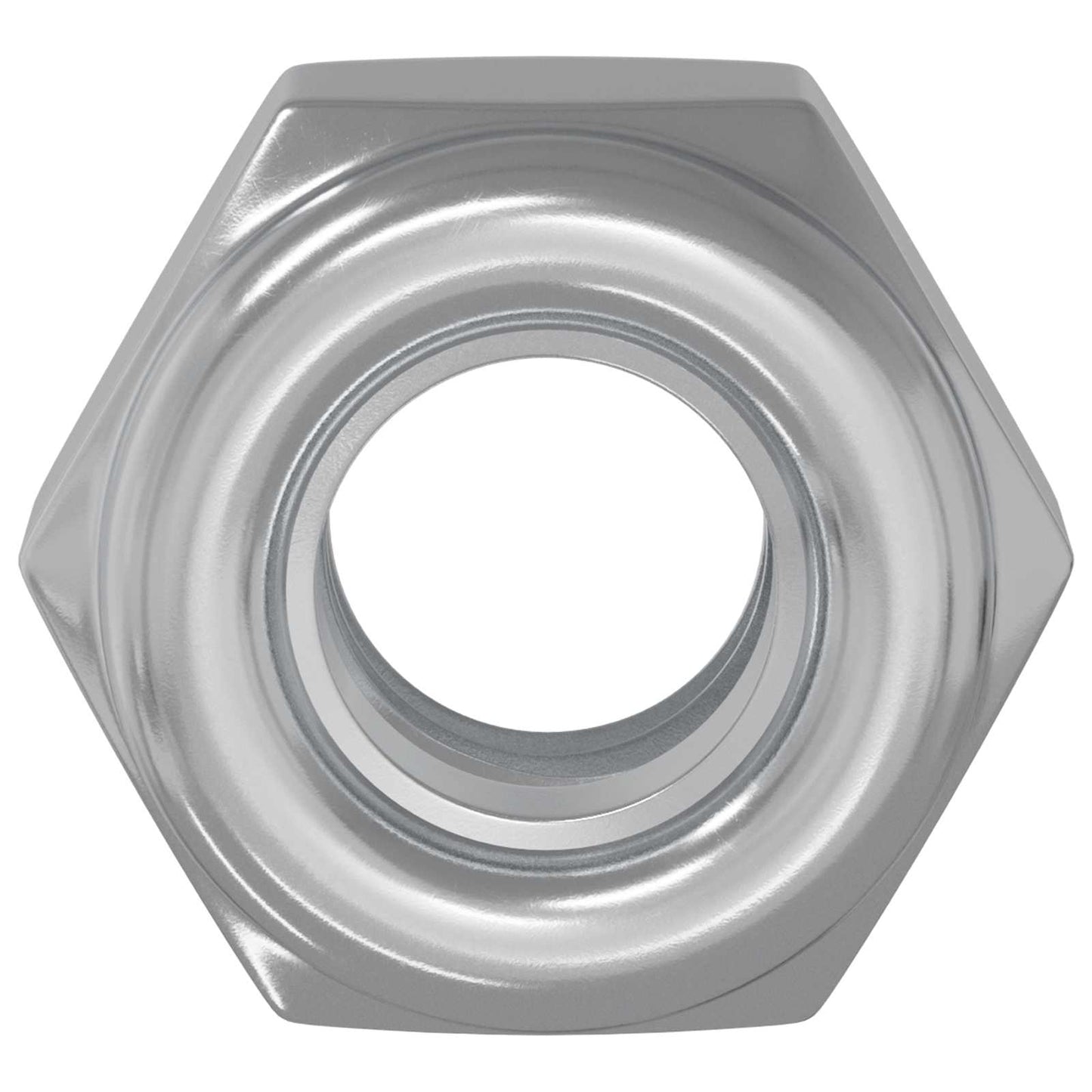 Vidaxl moer 2 pcs zilver m6 x 10 mm ijzer