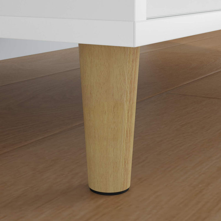 Vidaxl meubelpoten 12 st bruin ø 44 x 100 mm massief eucalyptus hout