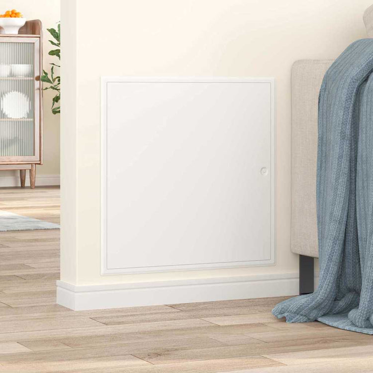 Vidaxl toegangs paneel wit 63 x 63 x 3 cm staal