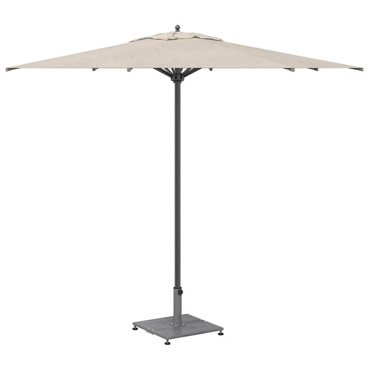 Vidaxl parasolvoet 28.95 kg donkergrijze houtlook vierkant