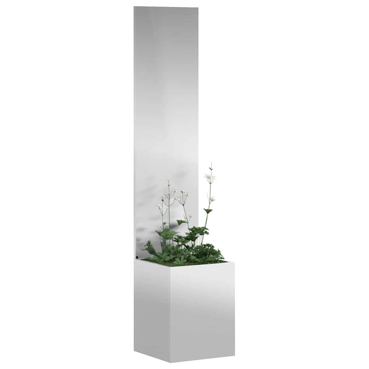Vidaxl tuin privacy screen fretwerk zilver 32 x 32 x 150 cm