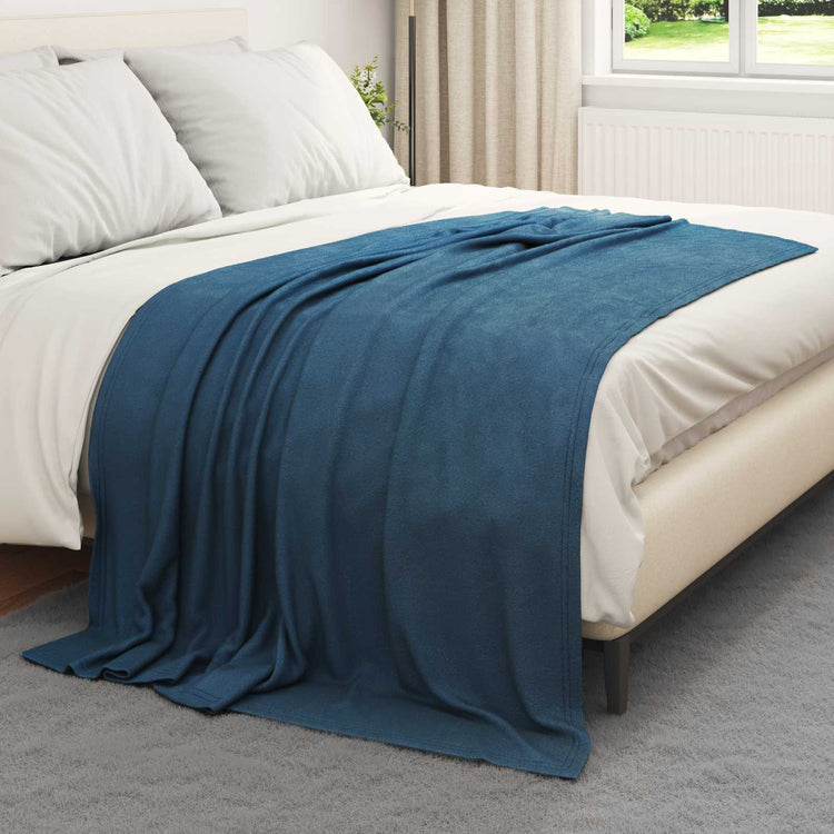 Vidaxl kleden 6 st marineblauw 200 x 150 cm 2.52 kg fleece