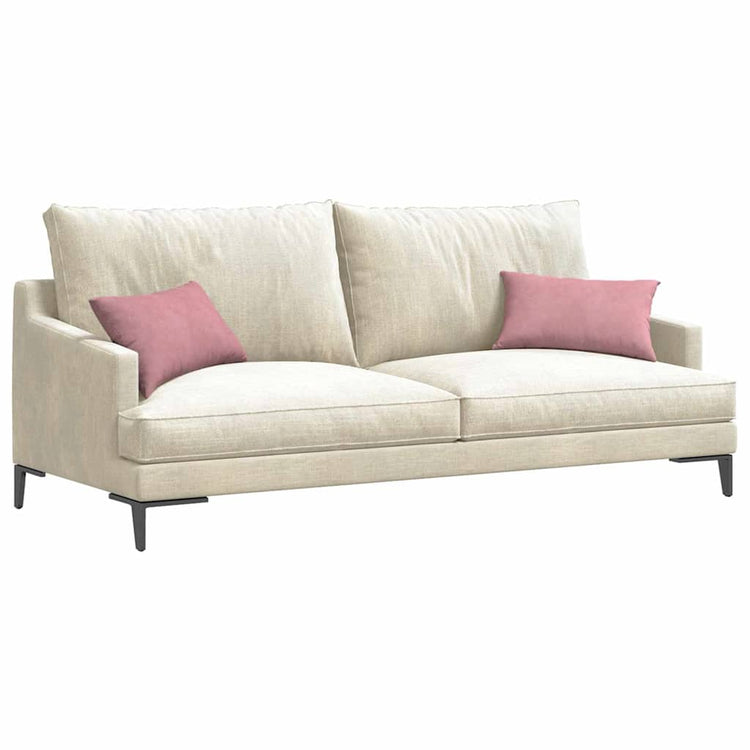 Vidaxl sofa kussens 2 stuks roze 50 x 30 cm cordstof