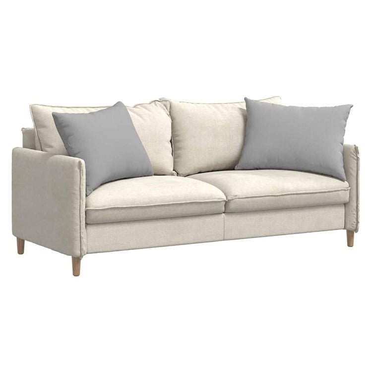 Vidaxl sofa kussens 2 st stof wolkengrijs 70 x 50 cm