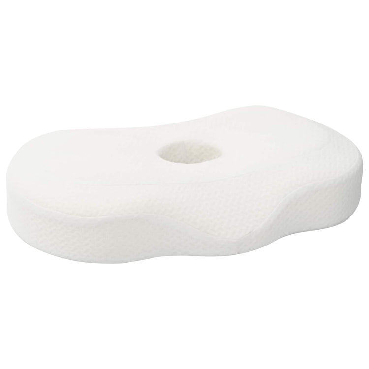 Vidaxl nek kussen wit traagschuim 53 x 35 x 11 cm