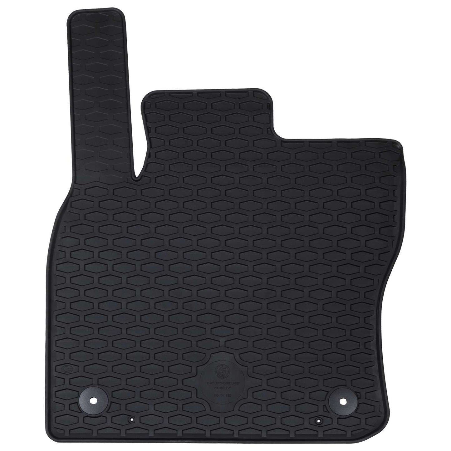 Vidaxl autobodemmat 4 pcs zwart vw tiguan , voor touran tpe